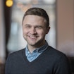 A photo of Timothy Berkelbach, the co-director of the Initiative for Computational Catalysis