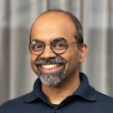A portrait photo of L. Mahadevan.