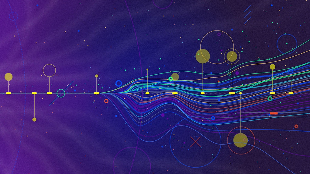 Abstract digital artwork depicting AI-driven innovation, featuring interconnected neural network patterns and glowing data nodes, symbolizing the integration of artificial intelligence into business solutions.