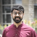 Portrait photo of Manjul Bhargava