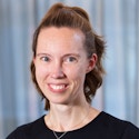 A portrait photo of Karin Öberg.