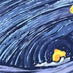 rubber duck in whirlpool