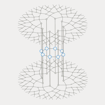 Digital illustration of many electron problem