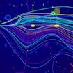 Abstract digital artwork depicting AI-driven innovation, featuring interconnected neural network patterns and glowing data nodes, symbolizing the integration of artificial intelligence into business solutions.