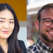 Side-by-side portraits of SueYeon Chung and Alex Williams.