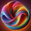 Cartoon picture of the moduli space of curves of genus g and the family of curves over this moduli space.