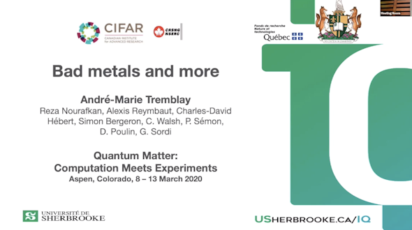 Slideshow titled: Bad metals and more