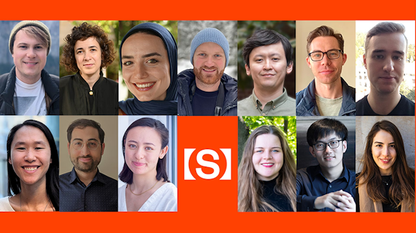 Compiled image of the 2024 class of Simons Society of Fellows